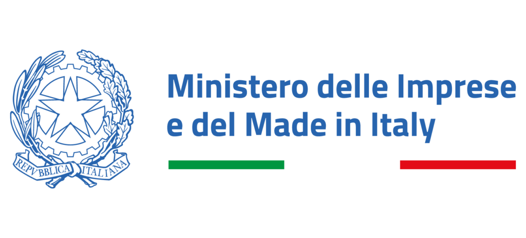 Logo istituzionale del Ministero delle Imprese e del Made in Italy